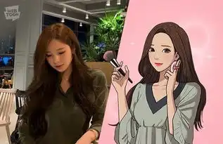 人气韩漫女神降临作家真身曝光出众美貌是女主角本人无误
