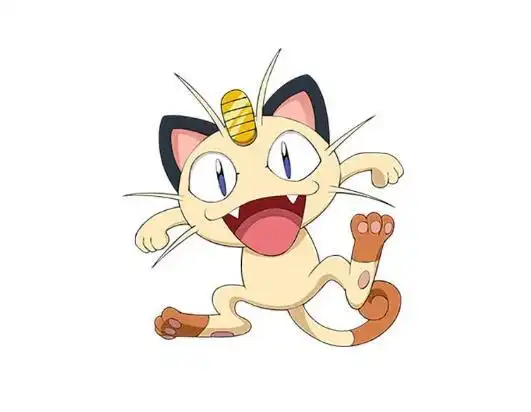 精灵宝可梦图鉴052动画中的真主角宝可梦喵喵
