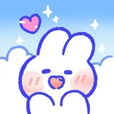 蜜汁可爱cute可爱兔纸手绘头像
