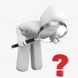 拿着放大镜找问题的3d小人png图片素材下载小人png熊猫办公
