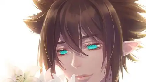 凹凸世界安迷修与百合sai厚涂
