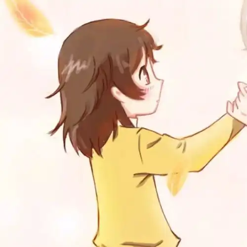 找一找狐狸的情侣头像,另一张是一个小女孩,求高清图
