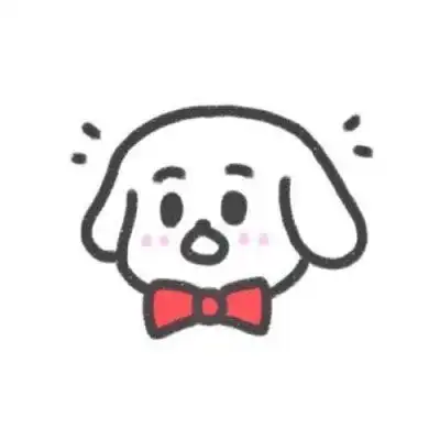 清新简约的手绘情侣头像一男一女简单卡通情侣头像
