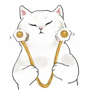 精致瘦脸猫咪头像卡通,手绘彩印搞怪猫咪头像高清头像
