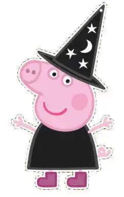 小猪佩奇一家的万圣节,一大波照片正在靠近
