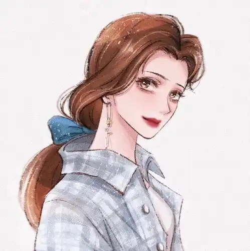 女生头像迪士尼在逃公主手绘动漫女头
