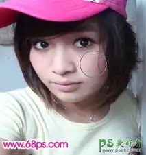photoshop制作可爱的卡通巴比娃娃非主流女孩3
