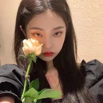 真人女头ins风女生小清新意境
