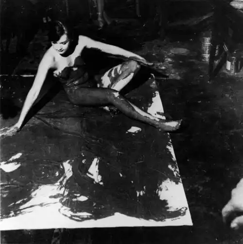 人物伊夫克莱因和他的蓝色
