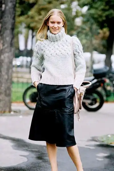 高领毛衣的cp,冬天少不了大衣
