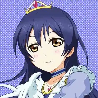 动漫二次元同人lovelive园田海未头像
