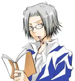 求狱寺隼人戴眼镜的图片
