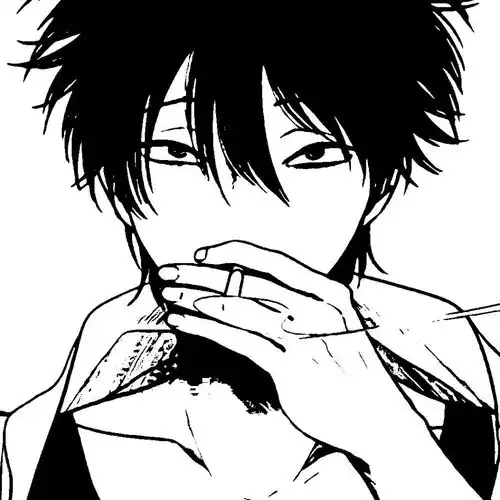 黑白动漫男生头像路只有一段,你错过我的,我错过你的,公平
