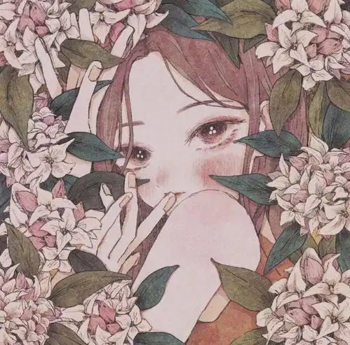 动漫头像爱是两人一张棉被也是一人一杯清水
