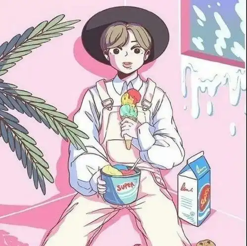 一组小众温柔情侣头像
