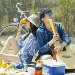 森系情侣头像一对两张自然风光美景
