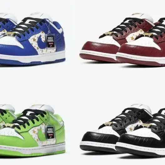每日鞋讯supremexnikesbdunklowstars联名即将发售
