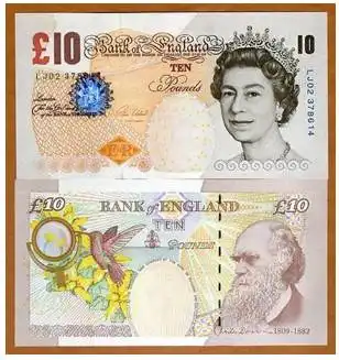 注意了英国旧的10镑明年退出流通
