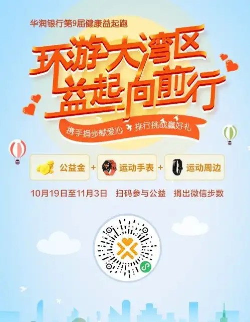 华润银行第九届健康益起跑邀你环游大湾区益起前行
