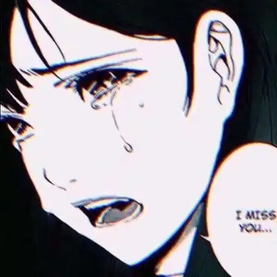 动漫头像.黑白简约.略丧
