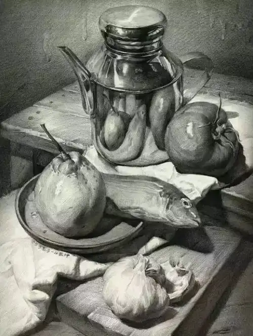 素描静物写生法则,超干货
