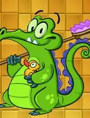 小鳄鱼爱洗澡游戏
