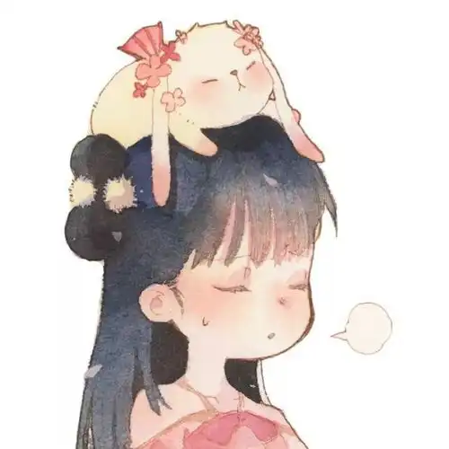 古风情侣头像愿得一人心
