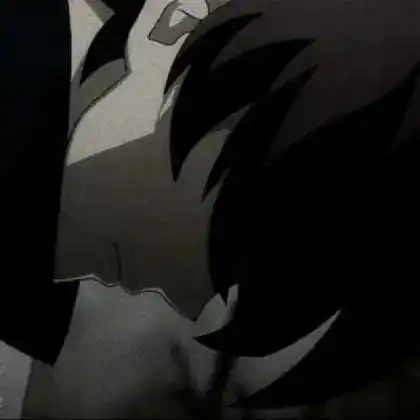 头像帅气动漫男生头像黑白
