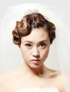 2010韩式新娘发型图片
