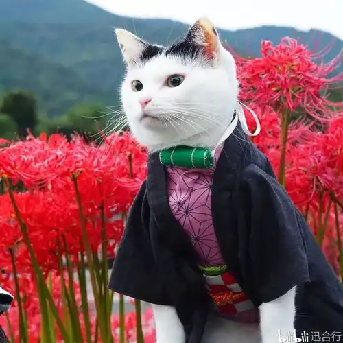 鬼灭之刃全员猫咪化,太萌啦,祢豆子喵你为什么亲炭治郎喵
