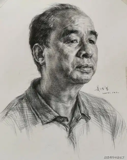 艺术中国双年展姜传军素描作品鉴赏
