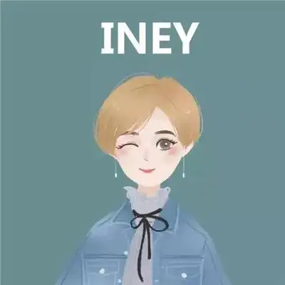 手绘头像女生唯美简约可爱又漂亮的长发短发女生
