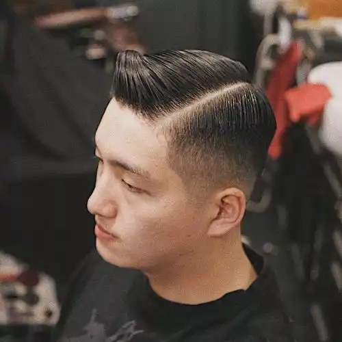 适合亚洲男士的油头,一个字帅
