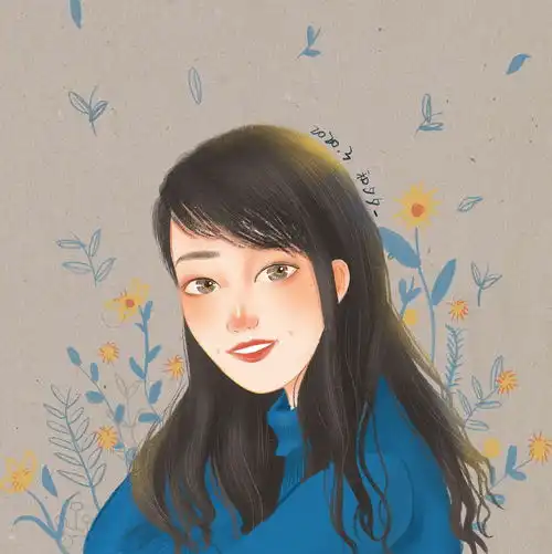 ipad绘制的一组人物头像约稿
