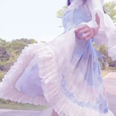 lo娘头像真人下半身lolita可爱软妹部位头像
