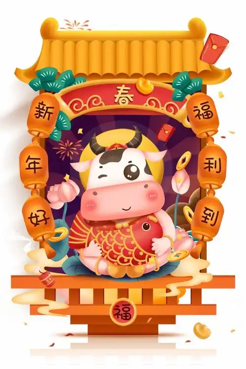 2021新年开运迎新促消费,唤醒牛年一年好运气
