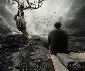 ps教程photoshop合成暗色悲伤的意境
