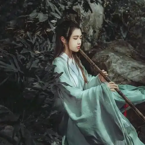 仙气古风女生头像初夏的微风刚刚好,但也不及你的微笑
