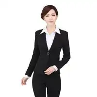 黑色正装美女头像图片微信头像图片大全
