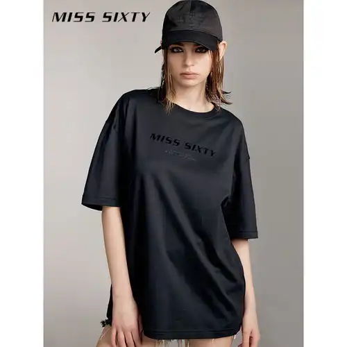 chocoolateit女装短款短袖t恤2024夏季青春活力上衣001080nyx藏青色s
