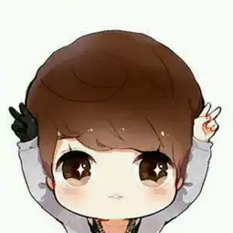 谁有这个类似的q版她们说是鹿晗,急

