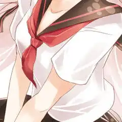 动漫半身女生头像
