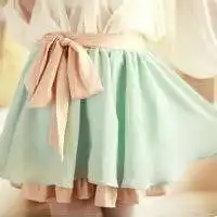 卡通半身裙子头像女生微信头像图片大全
