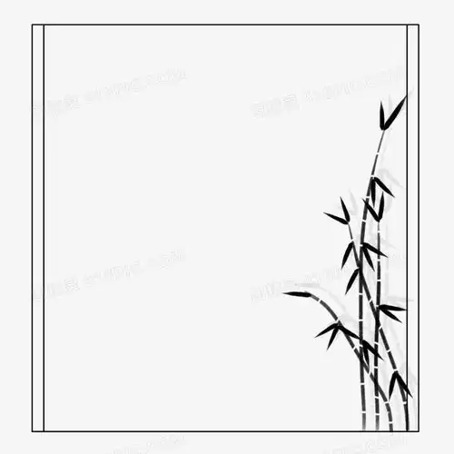 古风竹子边框插画素材图片免费下载png素材编号1pki2q0n8图精灵

