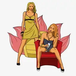时尚女青年模特潮流青春女孩png插图图片素材其他格式下载动漫人物大全
