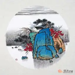 国内比较有名气的山水画家吴大恺,带你看意境所在
