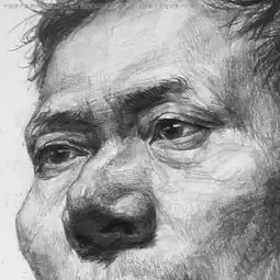 西安美术学院,侯英斌,素描头像优秀作品2015091901
