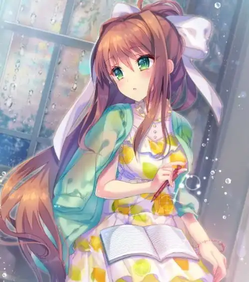 二次元动漫美图打扮华丽,动感迷人的漂亮小姐姐
