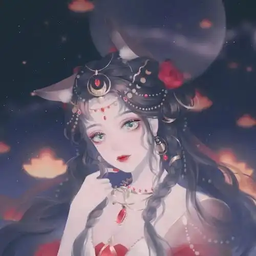 心动女生头像不见面的日子你也要闪闪发光
