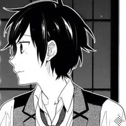 头像动漫情侣黑白自截堀与宫村
